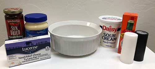 Sun Dried tomato dip 1